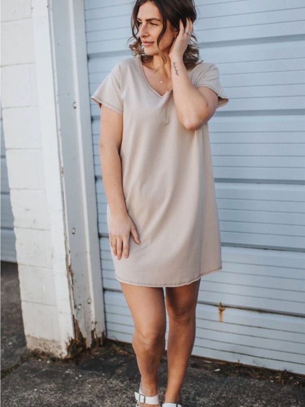 Jax and Lennon Boho Dress - Stone